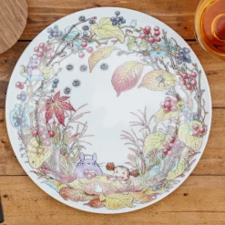 Cuisine Et Table|Maison Ghibli Assiette 23 cm Totoro Baies - Mon Voisin Tororo