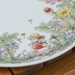 Cuisine Et Table|Maison Ghibli Assiette 23 cm Totoro Fraise - Mon Voisin Tororo