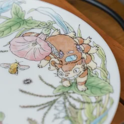 Cuisine Et Table|Maison Ghibli Assiette 23 cm Totoro Liseron - Mon Voisin Tororo