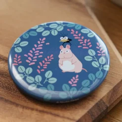 Badges|Maison Ghibli Badge Boh Mouse & Oiseau - Le Voyage de Chihiro