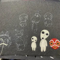 Pins|Maison Ghibli Broche cannetille Moro - Princesse Mononoké