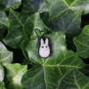 Pins|Maison Ghibli Broche Cannetille Totoro blanc - Mon voisin Totoro