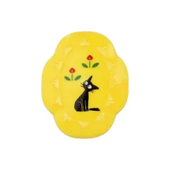 Pins|Maison Ghibli Broche fantaisie jaune Jiji - Kiki la petite sorcière