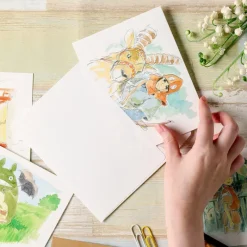 Cartes Postales Et Papier À Lettres|Maison Ghibli Carte de vœux aquarelle 24 x 15,8 cm Été - Mon Voisin Totoro