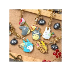 Straps|Maison Ghibli Chaînette Charms Chatbus & Noiraude - Mon Voisin Totoro