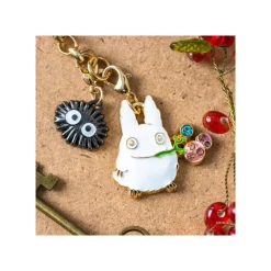 Straps|Maison Ghibli Chaînette Charms Totoro Blanc & Fruits - Mon Voisin Totoro