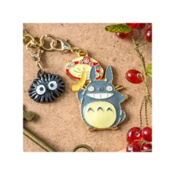 Straps|Maison Ghibli Chaînette Charms Totoro Gris & Champignon - Mon Voisin Totoro