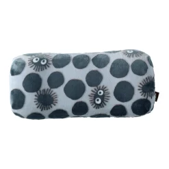 Mobilier|Maison Ghibli Coussin brique moiré Noiraude silhouette   - Mon Voisin Totoro