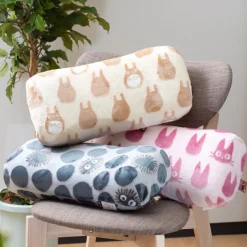 Mobilier|Maison Ghibli Coussin brique moiré Totoro silhouette   - Mon Voisin Totoro