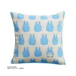 Mobilier|Maison Ghibli Coussin Silhouette Totoro Bleu - Mon Voisin Totoro
