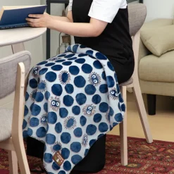 Linge De Maison|Maison Ghibli Couverture moirée Noiraude silhouette 70x100 cm - Mon Voisin Totoro