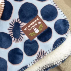 Linge De Maison|Maison Ghibli Couverture moirée Noiraude silhouette 70x100 cm - Mon Voisin Totoro