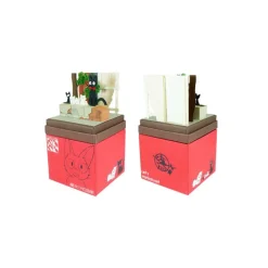 Loisirs Créatifs|Maison Ghibli Diorama papier Jiji et chatons - Kiki la petite sorcière