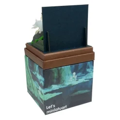 Loisirs Créatifs|Maison Ghibli Diorama papier San et Moro sur un rocher -Princesse Mononoké