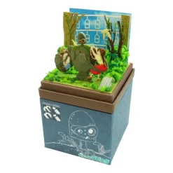 Loisirs Créatifs|Maison Ghibli Diorama papier Sheeta & Pazu avec Robot Soldat - Le Château dans le c