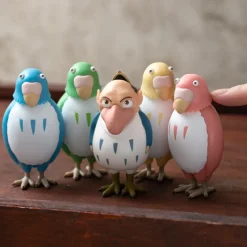 Jouets|Maison Ghibli Figurine Bobble head Perruche Bleue - Le Garçon et le Héron