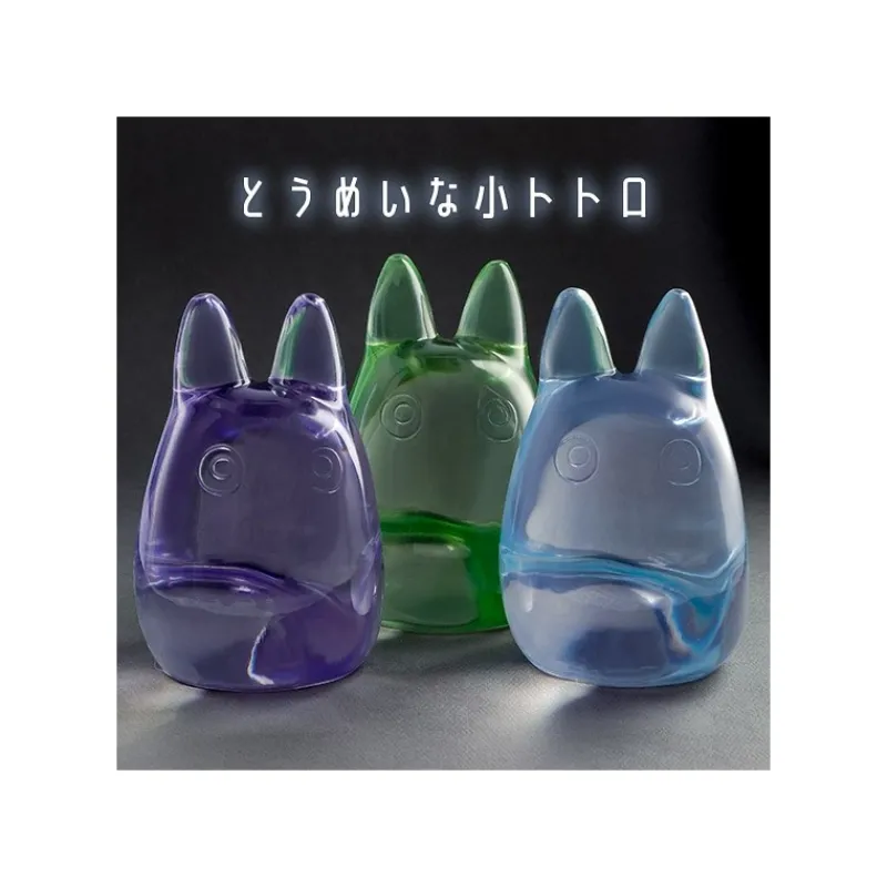 Statues|Maison Ghibli Figurine Cristal Arc En Ciel Totoro Blanc - Mon Voisin Totoro