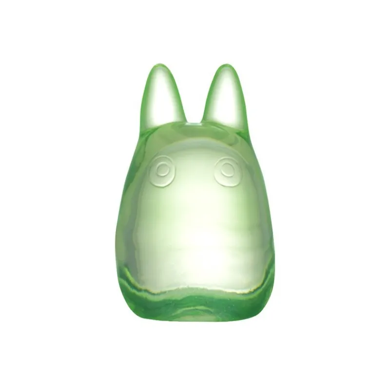 Statues|Maison Ghibli Figurine Cristal Vert Totoro Blanc - Mon Voisin Totoro