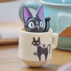 Jouets|Maison Ghibli Figurine Culbuto Kiki dans sa tasse - Kiki la petite sorcière