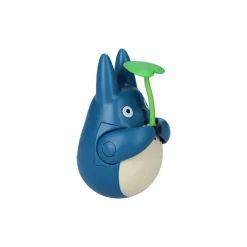 Jouets|Maison Ghibli Figurine Culbuto Totoro Bleu avec feuille - Mon Voisin Totoro