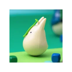 Jouets|Maison Ghibli Figurine Culbuto Totoro Blanc avec feuille - Mon Voisin Totoro
