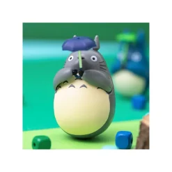 Jouets|Maison Ghibli Figurine Culbuto Totoro Gris Parapluie - Mon Voisin Totoro
