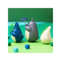 Jouets|Maison Ghibli Figurine Culbuto Totoro Gris Parapluie - Mon Voisin Totoro