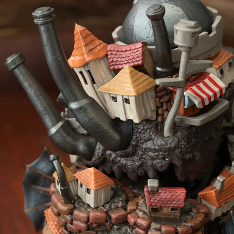 Statues|Maison Ghibli Figurine mécanique Château ambulant - Le Château ambulant