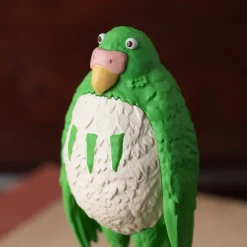 Figurines|Maison Ghibli Figurine Perruche Verte - Le Garçon et le Héron