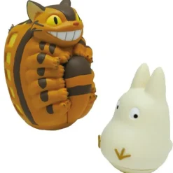 Jouets|Maison Ghibli Figurines Culbuto Totoro Blanc & Chatbus - Mon Voisin Totoro