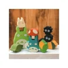 Jouets|Maison Ghibli Figurines en bois Totoro et Noiraudes - Mon Voisin Totoro