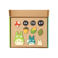 Jouets|Maison Ghibli Figurines en bois Totoro et Noiraudes - Mon Voisin Totoro