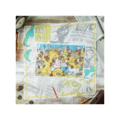 Textile|Maison Ghibli Foulard Photo souvenir 53x53cm - Porco Rosso