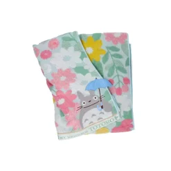 Linge De Maison|Maison Ghibli Grande Serviette Champs de Fleurs 60x120 cm - Mon Voisin Totoro