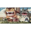 Linge De Maison|Maison Ghibli Grande Serviette Gosai Rugissement 60X120 cm - Mon Voisin Totoro