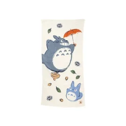 Linge De Maison|Maison Ghibli Grande Serviette Imabari Totoro Parapluie 60x120 cm - Mon Voisin Toto