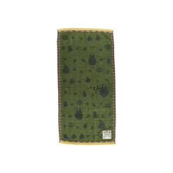 Linge De Maison|Maison Ghibli Grande serviette Vert Automne 60x120 cm - Mon Voisin Totoro