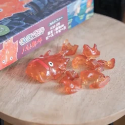 Puzzle|Maison Ghibli Kumukumu 3D Puzzle Calcifer- Le Château ambulant