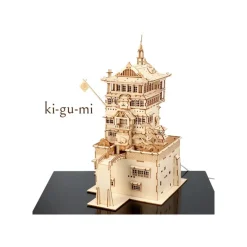 Loisirs Créatifs|Maison Ghibli Maquette en bois Kigumi Aburaya - Le Voyage de Chihiro