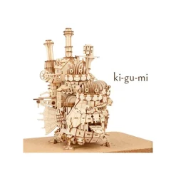 Loisirs Créatifs|Maison Ghibli Maquette en Bois Kigumi Château Ambulant - Le Château ambulant