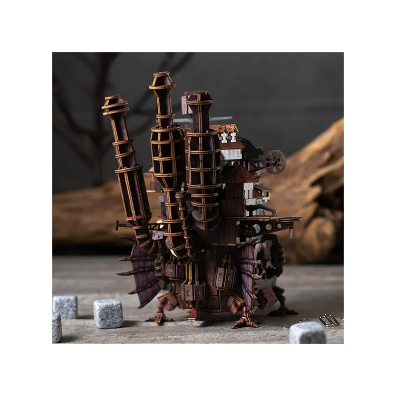 Loisirs Créatifs|Maison Ghibli Maquette en bois Kigumi Château de Hauru - Le Château ambulant