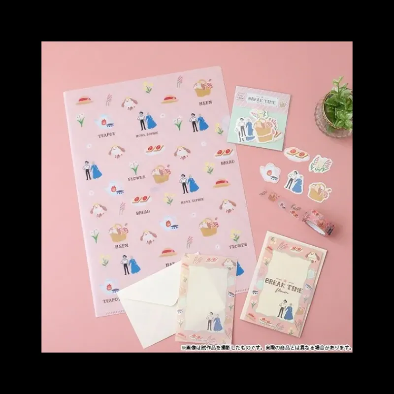 Petit Matériel|Maison Ghibli Masking Tape Break Time Fleurs - Le Château ambulant