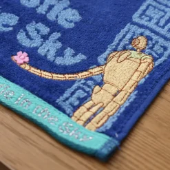 Linge De Maison|Maison Ghibli Mini Serviette Amulette cristal volucite 25x25 cm - Le Château dans l