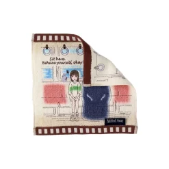 Linge De Maison|Maison Ghibli Mini Serviette Cellulo Chihiro dans le train - Le Voyage de Chihiro