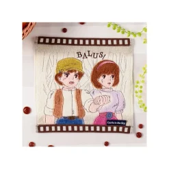 Linge De Maison|Maison Ghibli Mini Serviette Cellulo Sheeta & Pazu - Le Château dans le ciel