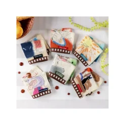 Linge De Maison|Maison Ghibli Mini Serviette Cellulo Sheeta & Pazu - Le Château dans le ciel
