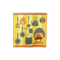 Linge De Maison|Maison Ghibli Mini Serviette Cuisine de Calcifer 25x25 cm - Le Château ambulant