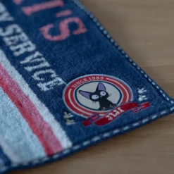 Linge De Maison|Maison Ghibli Mini Serviette Empreintes Pattes Jiji 25x25 cm - Kiki la petite sorci