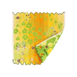 Linge De Maison|Maison Ghibli Mini Serviette Fleurs Jaunes 25x25 cm - Mon voisin Totoro