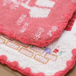 Linge De Maison|Maison Ghibli Mini Serviette Jiji devanture 25x25 cm - Kiki la petite sorcière
